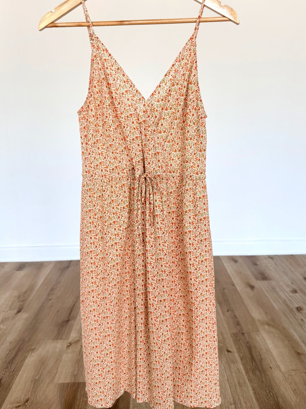 Reformation Jeans  Anita Floral Midi Dress XS 100% Organic Cotton Cottagecore